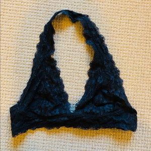 Free People Galloon Lace Halter Bra